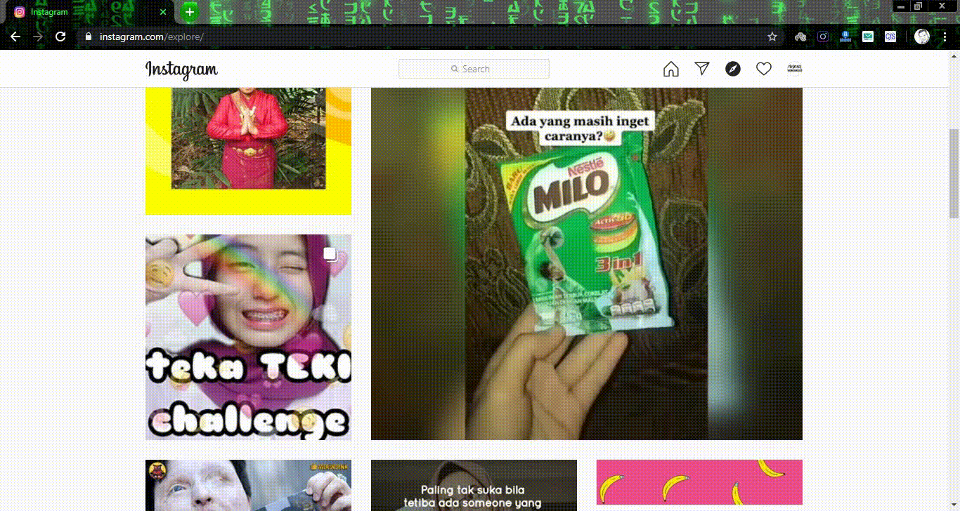 Example screenshot